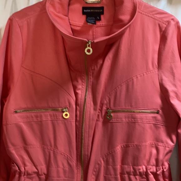 DANA BUCHMAN Sports Jacket 63% Cotton ZIP up NICE - Picture 4 of 14